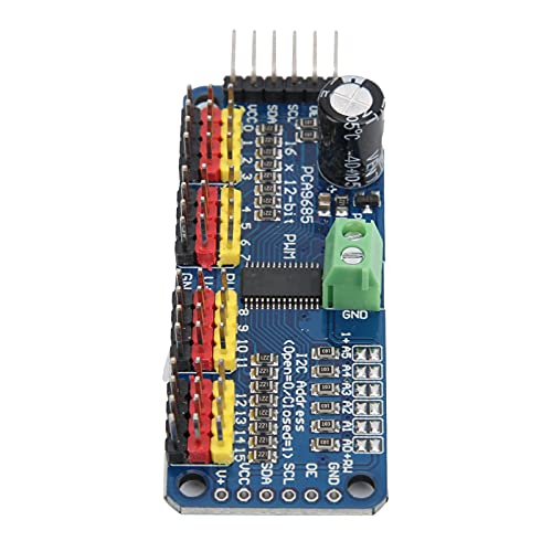 PWM-Servotreiber 16-Kanal-Motorantriebsplatinenmodul IIC-Schnittstelle PCA9685 Roboter PWM-Servotreiber 16-Kanal-Motorantriebsplatinenmodul IIC-Schnittstelle PCA9685 Roboter von NOENNULL