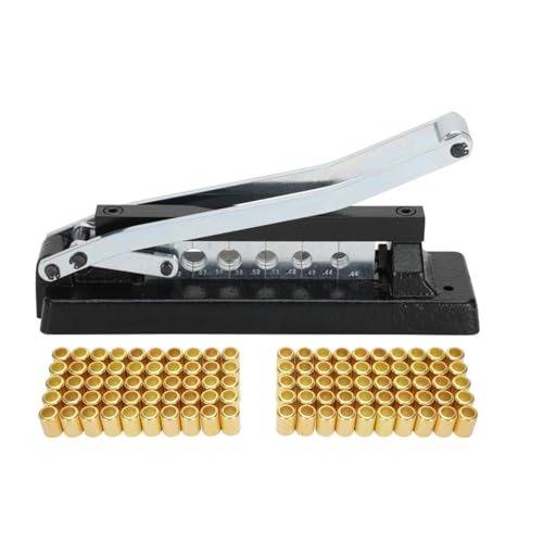 Schlauch-Crimper 5 Schneideisengrößen Heavy Duty Crimper Schlauchbank Standard Schlauch Crimpzange mit 100 Aderendhülsen Schlauch-Crimper 5 Schneideisengrößen Heavy Duty Crimper Schlauchbank Standard Schlauch Crimpzange mit 100 Aderendhülsen von NOENNULL