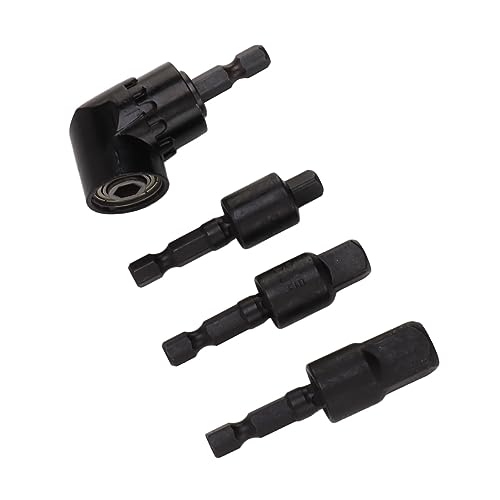 Stecknussadapter mit 360 Grad drehbarem Sechskantschaft Bohreradapter, 105 Grad Winkelschraubendreher Bohrer Stecknussadapter mit 360 Grad drehbarem Sechskantschaft Bohreradapter, 105 Grad Winkelschraubendreher Bohrer von NOENNULL