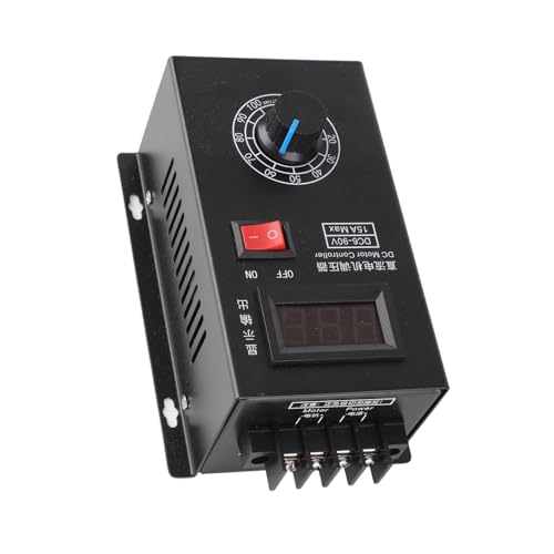 Universal DC Motor Drehzahlregler 6V 90V PWM DC Motor Drehzahlregler SPC 15A Gouverneur Volt Display von NOENNULL