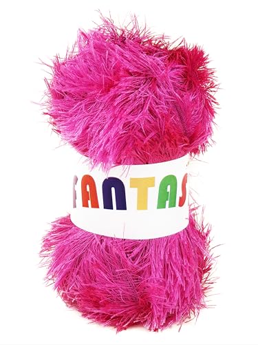 Fantasy auf 100 Gramm Knäuel in verschiedenen Farben (Magenta) von NOGA EFFEKTGARN GmbH