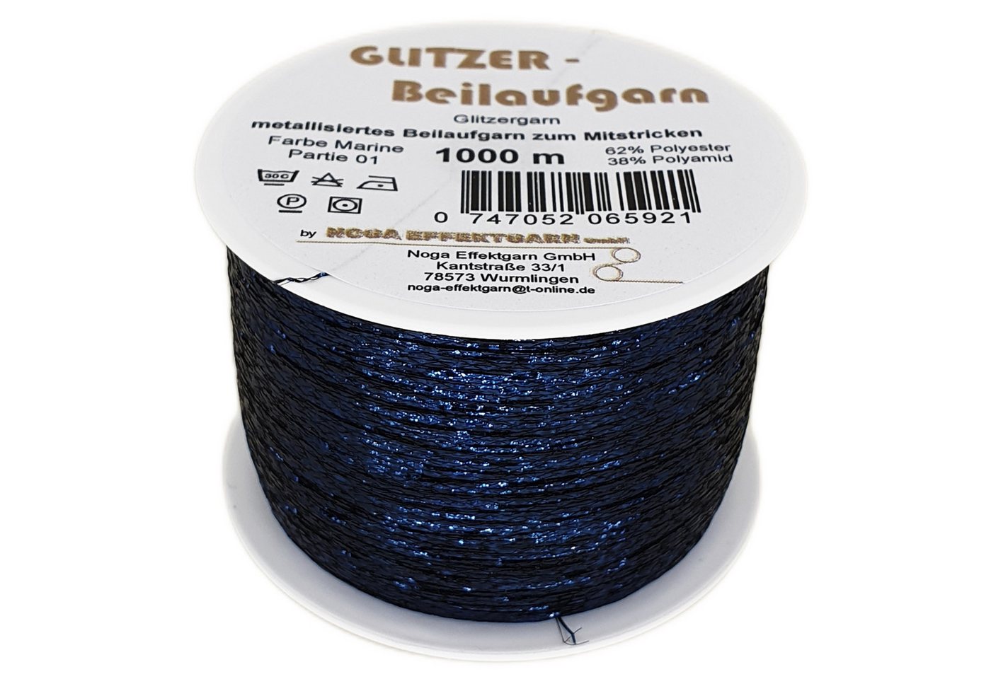 NOGA EFFEKTGARN GmbH Glitzer Beilaufgarn auf 1000 Meter Spule Effektgarn von NOGA EFFEKTGARN GmbH