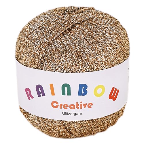 Rainbow Creative auf 25 Gramm Knäuel (Gold) von NOGA EFFEKTGARN GmbH