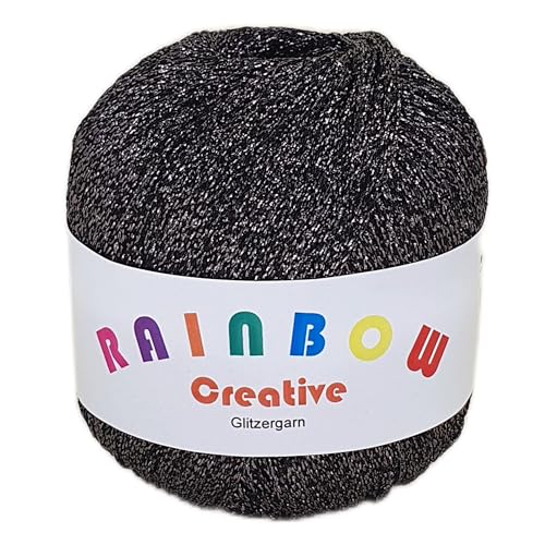 Rainbow Creative auf 25 Gramm Knäuel - Farbe Graphite von NOGA EFFEKTGARN GmbH