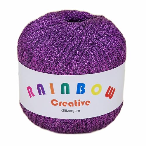 Rainbow Creative auf 25 Gramm Knäuel - Farbe Violett von NOGA EFFEKTGARN GmbH