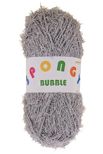 Spongy Bubble auf 100 Gramm Knäuel in verschiedenen Farben (Grau) von NOGA EFFEKTGARN GmbH