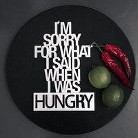 Im Sorry For What I Said..." Deko Holzschrift von NOGALLERY