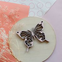 Schmetterling Größe S - 3D Holzgrafik von NOGALLERY