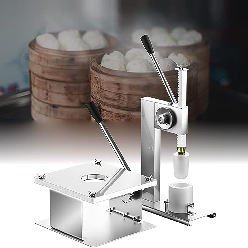 NOGRAX Manuelle Brötchenherstellungsmaschine, Kommerzielle Halbautomatische Brötchenformungsmaschine,Chinesische Bao-Herstellungsform, Zum Kochen Köstlicher Baozi Im Restaurant,Largefilmcup von NOGRAX