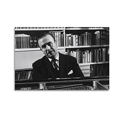 NOGRAX Pianist Claudio Arrau Poster Bild Druck Leinwand Gemälde Schlafzimmer Ästhetik 20 x 30 cm ungerahmt von NOGRAX