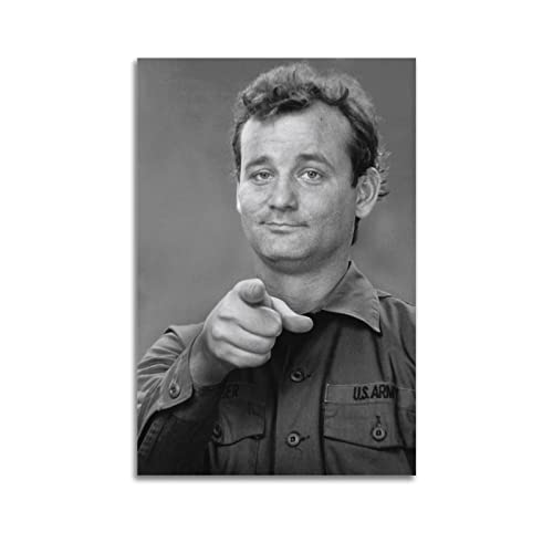 NOGRAX Schauspieler Bill Murray Poster für Schlafzimmer, Ästhetik, Bilddruck, Leinwand, Malerei, 50 x 75 cm, ungerahmt von NOGRAX