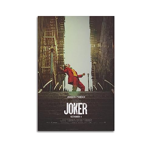 NOHF Joker Filmposter, Wandkunstdruck, Retro, ästhetische Raumdekoration, 60 x 90 cm, ungerahmt von NOHF