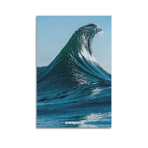 NOHF Wave Poster Vintage Patagonia Magazin Art Poster Wandkunst Druck Retro Ästhetische Raumdekoration Bürodekorationen 40 x 60 cm ungerahmt von NOHF