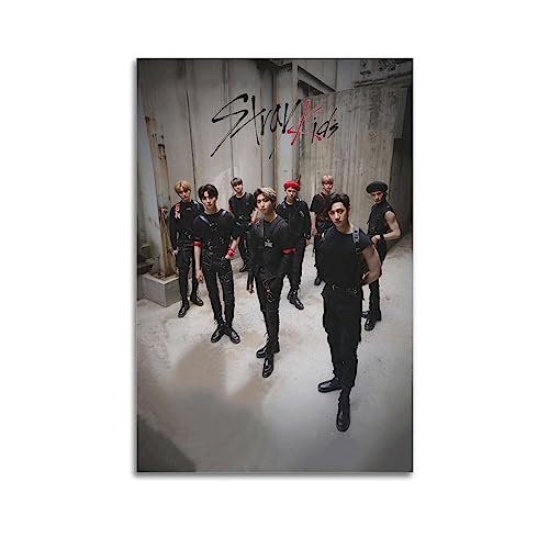 SKZ Poster Stray Kids Poster Korean Pop Group Poster Wandkunst Druck Retro Ästhetische Raumdekoration Malerei Leinwand Poster für Zuhause und Büro Dekorationen 20 x 30 cm Unrahmen SKZ Poster Stray Kids Poster Korean Pop Group Poster Wandkunst Druck Retro Ästhetische Raumdekoration Malerei Leinwand Poster für Zuhause und Büro Dekorationen 20 x 30 cm Unrahmen von NOHF