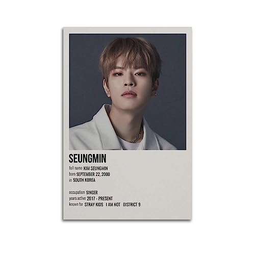 Stray Kids Members Seungmin Poster Seungmin Poster Korean Pop Boy Band Poster von NOHF