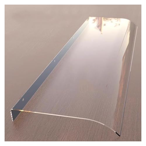 Modernes Vordach Für Haustür, Transparent Polycarbonat Pultvordach Überdachung, Für Garten, Fenster, Veranda, Terrassendach(40x60cm/16 x24) von NOIRDA