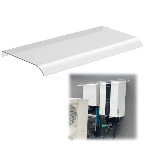 Pultvordach Vordach Für Haustür, Breite 40–50 cm, Länge 40–300 cm, Unsichtbarer Haustürvordach, Türüberdachung Für Fensterdach, Veranda(50x180cm/20 x71) von NOIRDA