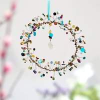 Dekoration Funkel Kranz Aubergine Dekoration Funkel Kranz Aubergine von NOIhamburg