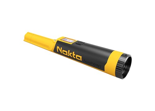 Nokta AccuPOINT Metalldetektor Pinpointer, wasserdichter Metalldetektor-Zauberstab mit farbigem LCD-Bildschirm und fortschrittlicher Diskriminierung, 11000116 von Nokta DETECTION TECHNOLOGIES