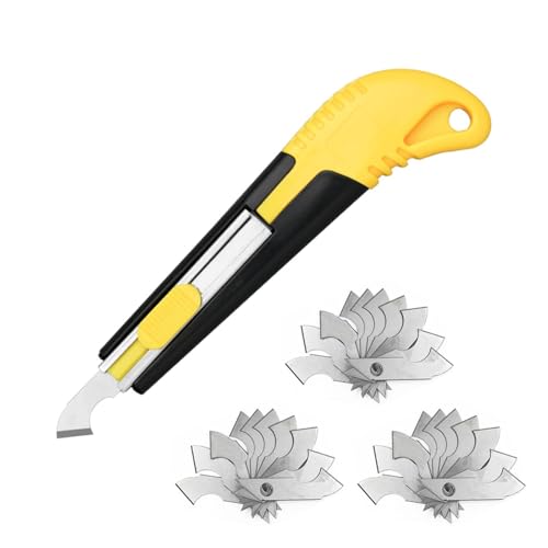 31-teilige Packung Plexiglas Schneider Set, 1 Stück Profi Acrylschneider mit 30-teiliger Schneideklinge Profi Cuttermesser aus Metall für Acrylplatten, Kunststoff, Plexiglas Zuschnitt, Acrylplatte 31-teilige Packung Plexiglas Schneider Set, 1 Stück Profi Acrylschneider mit 30-teiliger Schneideklinge Profi Cuttermesser aus Metall für Acrylplatten, Kunststoff, Plexiglas Zuschnitt, Acrylplatte von NOLACE