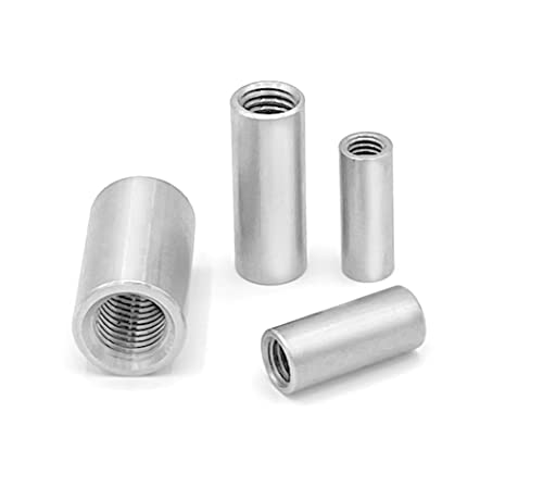 NOLDAR | Gewindehülse. Langmutter Edelstahl AISI 304 (A2). Distanzhülsen M12 x 40 mm Rund (10 Stück) von NOLDAR