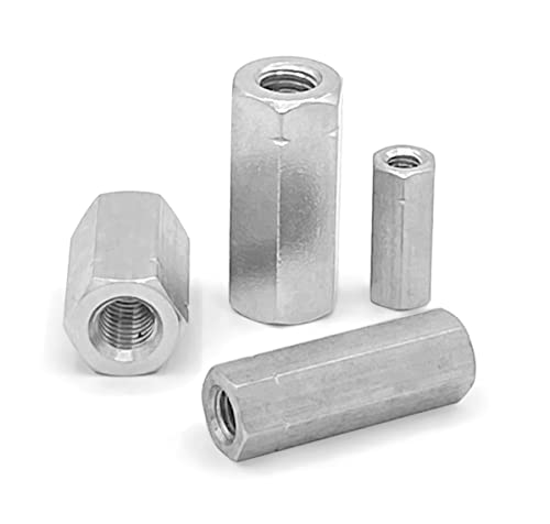 NOLDAR | Gewindehülse. Langmutter Edelstahl AISI 304 (A2). Distanzhülsen M16 x 40 mm Sechskant (2 Stück) von NOLDAR