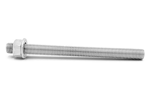 NOLDAR | Gewindestange mit Mutter und Unterlegscheibe zur chemischen Verankerung. Ankerstangen Edelstahl (A2 / AISI 304). Schwerlast-Anker. Schwerlast-dübel (M10 x 120 mm, 25 Stück) von NOLDAR
