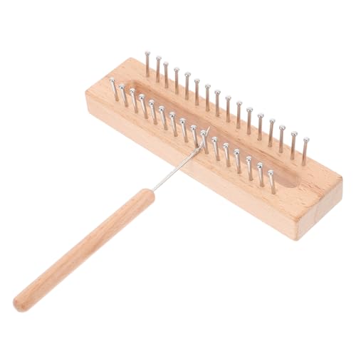NOLITOY Holz Strickrahmen Zubehör DIY -webstuhl Für Schals Häkelnadel Für Anfänger Und Kreative NOLITOY Holz Strickrahmen Zubehör DIY -webstuhl Für Schals Häkelnadel Für Anfänger Und Kreative von NOLITOY