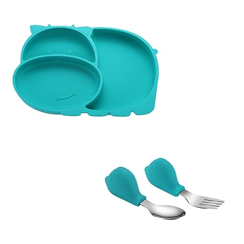 NOLITOY 1 Satz Teller mit Fächern Rutschfest und Hochtemperaturbeständig Großes Fassungsvermögen Integrierte Form für Kleinkinder zum Selbstständigen Essen und Training Grün NOLITOY 1 Satz Teller mit Fächern Rutschfest und Hochtemperaturbeständig Großes Fassungsvermögen Integrierte Form für Kleinkinder zum Selbstständigen Essen und Training Grün von NOLITOY