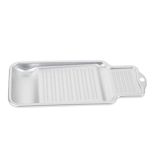 NOLITOY 1 Stück Aluminium Knoblauchreibe Multifunktionale Reibe für Ingwer Knoblauch Gemüse für Restaurant und Zuhause mit Auffangschale Robust und Gesund NOLITOY 1 Stück Aluminium Knoblauchreibe Multifunktionale Reibe für Ingwer Knoblauch Gemüse für Restaurant und Zuhause mit Auffangschale Robust und Gesund von NOLITOY