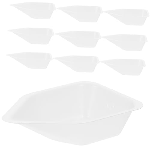 NOLITOY 10 Stk Kunststoff Wägeschalen Wägeboote für Pulver Wiederverwendbar Kompakt Leicht Laborgeeignet Praktisches Wägegeschirr NOLITOY 10 Stk Kunststoff Wägeschalen Wägeboote für Pulver Wiederverwendbar Kompakt Leicht Laborgeeignet Praktisches Wägegeschirr von NOLITOY