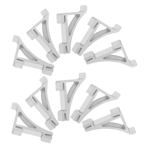 NOLITOY 10 Stück Teiliges Aluminium Gefrierschrank Regalhalter Stabile Kühlschrank Regalstütze Einfache Montage Vielseitig für Gefrierfach Getränkekühler Langlebige Ersatzteile NOLITOY 10 Stück Teiliges Aluminium Gefrierschrank Regalhalter Stabile Kühlschrank Regalstütze Einfache Montage Vielseitig für Gefrierfach Getränkekühler Langlebige Ersatzteile von NOLITOY