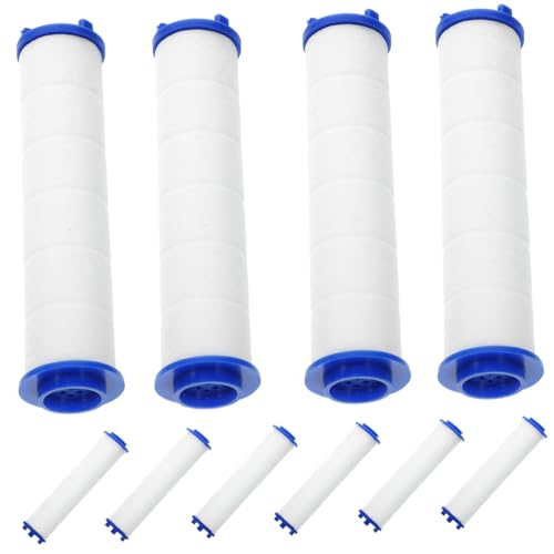 NOLITOY 10 Stück Teiliges Duschkopf Filterset mit Dickem PP Baumwollfilter Austauschbarer Wasserfilter für Badezimmer Effektive Sediment und Staubfiltration Langlebig und Einfach zu von NOLITOY