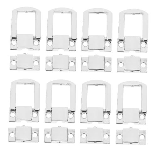 NOLITOY 10 Stück Teiliges Holzbox Verschluss aus Robustem Zinklegierungs Latch Langlebiger Schmuckschatullen Haspe Sicherer Kistenverschluss Kompakt und Stabil für und Aufbewahrungsboxen von NOLITOY