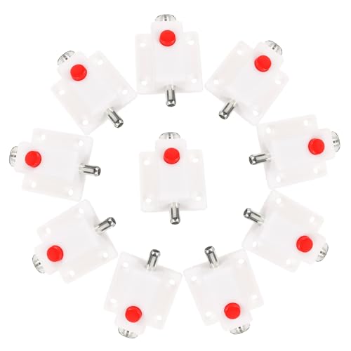 NOLITOY 10 Stück Teiliges Kunststoff türriegel mit Federmechanismus Robuster Kunststoff mix Vielseitig Einsetzbar für Schrank Fenster Zimmertüren Einfache Montage Langlebige von NOLITOY