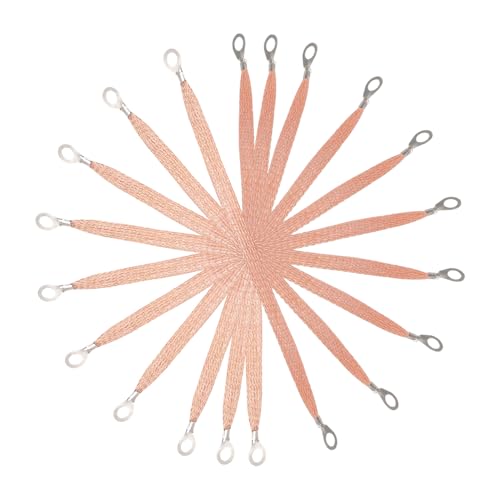 NOLITOY 10 Stück Teiliges Kupfer Erdungsband Flexibel Langlebig Hochleitfähig für Fahrzeug erdung Verbesserte Elektrische Verbindung und Sichere Masseleitung im Auto NOLITOY 10 Stück Teiliges Kupfer Erdungsband Flexibel Langlebig Hochleitfähig für Fahrzeug erdung Verbesserte Elektrische Verbindung und Sichere Masseleitung im Auto von NOLITOY