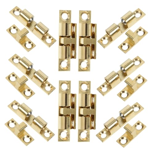 NOLITOY 10 Stück Teiliges Messing Kugelfang Langlebiger Möbel Türverschluss Rostfrei Einfache Montage Geeignet für Schränke Kleiderschränke Vielseitig für Haus und Büro Zufällige Farbe NOLITOY 10 Stück Teiliges Messing Kugelfang Langlebiger Möbel Türverschluss Rostfrei Einfache Montage Geeignet für Schränke Kleiderschränke Vielseitig für Haus und Büro Zufällige Farbe von NOLITOY