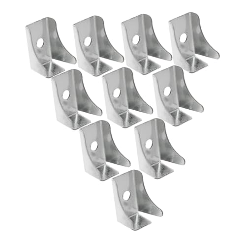 NOLITOY 10 Stück Teiliges Metall Regalträger Schwerlast Regalclips für Aktenschränke und Möbel Robuste Polierte Einlegebodenhalter Vielseitige Sichere Ablageunterstützung für Büro und von NOLITOY