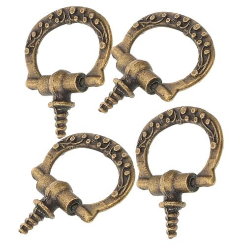 NOLITOY 10 Stück Teiliges Mini Schubladenknöpfe aus Langlebiger Legierung Vintage Schmuckkasten und Möbelgriffe mit Abgerundeten Kanten Dekorative Kommode Schrank und Schubladenzuggriffe von NOLITOY