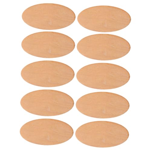 NOLITOY 10 Stück Teiliges Ovale Unbehandelte Holzplatten für DIY Holzdeko Bastelprojekte Natürliche Holzscheiben zum Bemalen Schnitzen und Kreativen Gestalten NOLITOY 10 Stück Teiliges Ovale Unbehandelte Holzplatten für DIY Holzdeko Bastelprojekte Natürliche Holzscheiben zum Bemalen Schnitzen und Kreativen Gestalten von NOLITOY