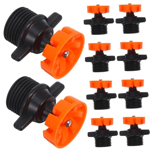 NOLITOY 10 Stück Teiliges Rotierender Gartensprinklerköpfe Automatische Bewässerung mit Feiner Zerstäubung für Gleichmäßige Garten Rasenbewässerung Langlebig Orange NOLITOY 10 Stück Teiliges Rotierender Gartensprinklerköpfe Automatische Bewässerung mit Feiner Zerstäubung für Gleichmäßige Garten Rasenbewässerung Langlebig Orange von NOLITOY