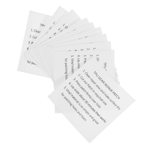 NOLITOY 10 Stück Teiliges Selbstklebendes Reparaturset für Pools wasserdichte Klare Flicken Langlebig und Vielseitig für Luftmatratzen Schwimmringe Zelte und Aufblasbare Spielzeuge NOLITOY 10 Stück Teiliges Selbstklebendes Reparaturset für Pools wasserdichte Klare Flicken Langlebig und Vielseitig für Luftmatratzen Schwimmringe Zelte und Aufblasbare Spielzeuge von NOLITOY