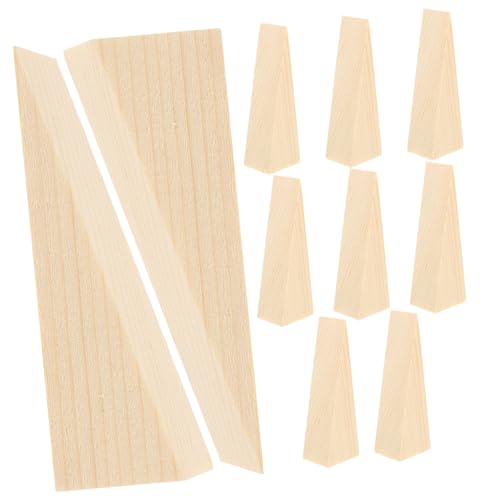 NOLITOY 10 Stück Teiliges Türkeil Holz Rutschfester Türstopper mit Polsterschutz Geräuschdämpfend und Bodenschonend Geeignet für Fliesen und Holzböden Praktisches Türhalter Haushalt und NOLITOY 10 Stück Teiliges Türkeil Holz Rutschfester Türstopper mit Polsterschutz Geräuschdämpfend und Bodenschonend Geeignet für Fliesen und Holzböden Praktisches Türhalter Haushalt und von NOLITOY