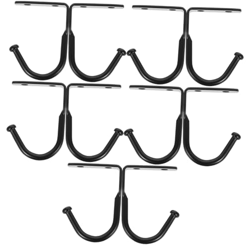 NOLITOY 10 Stück Teiliges Wandhaken aus Schmiedeeisen Robuste Garderobenhaken für Jacken Schlüssel Handtücher Vintage Wandmontage Praktische Aufbewahrung für Flur Küche Büro Schwarz NOLITOY 10 Stück Teiliges Wandhaken aus Schmiedeeisen Robuste Garderobenhaken für Jacken Schlüssel Handtücher Vintage Wandmontage Praktische Aufbewahrung für Flur Küche Büro Schwarz von NOLITOY