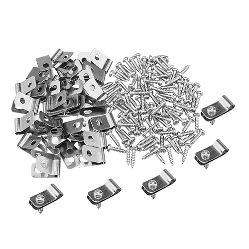 NOLITOY 100 Stück Aluminium Drahtzaun Clips Metall Clips für Viehzäune Schaf und Haustierkäfige Einfache Installation Korrosionsbeständig für Drahtgeflechte und Kabelbefestigungen NOLITOY 100 Stück Aluminium Drahtzaun Clips Metall Clips für Viehzäune Schaf und Haustierkäfige Einfache Installation Korrosionsbeständig für Drahtgeflechte und Kabelbefestigungen von NOLITOY