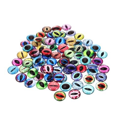 NOLITOY 100 Stück Glasaugen Rund für DIY Puppenaugen Basteln Leichtes Langlebiges Glas Material Lebensecht Vielseitig für Amigurumi Häkeltiere Schmuckherstellung und Dekoration NOLITOY 100 Stück Glasaugen Rund für DIY Puppenaugen Basteln Leichtes Langlebiges Glas Material Lebensecht Vielseitig für Amigurumi Häkeltiere Schmuckherstellung und Dekoration von NOLITOY