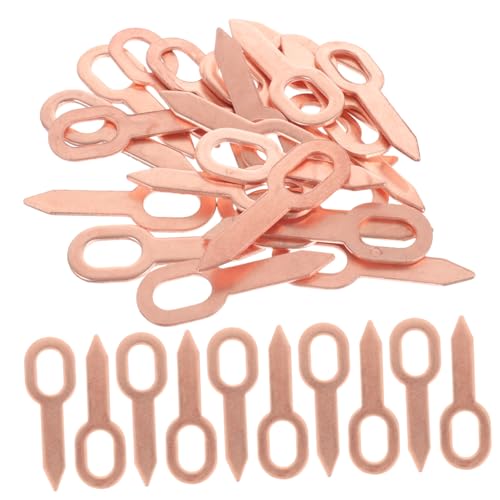 NOLITOY 100 Stück Karosserie Reparatur Dent Puller Ringe aus Hochwertigem Eisen für Spot Schweißen und Blechdellen Ausbeulung im Autokarosseriebereich Langlebig Zuverlässig von NOLITOY