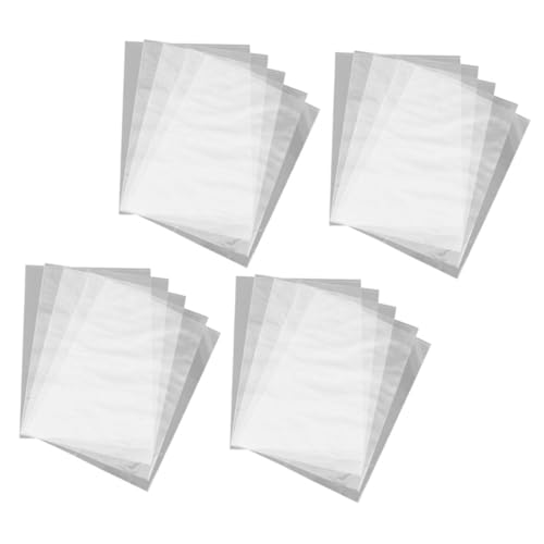 NOLITOY 100 Stück PVC Schrumpfbeutel Transparente Schrumpfverpackung für Schuhe Kerzen Flaschen und DIY Projekte Leicht zu Verwenden mit Haartrockner und Siegelgerät von NOLITOY