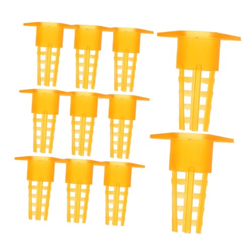 NOLITOY 100 Stück Kunststoff Königinnenkäfig Schutz Bienenzucht Zubehör Für Sichere Aufzucht Kompakte Leichte Schutzhülle Für Bienenköniginnen Bienenhaltung Werkzeug Für Effektiven NOLITOY 100 Stück Kunststoff Königinnenkäfig Schutz Bienenzucht Zubehör Für Sichere Aufzucht Kompakte Leichte Schutzhülle Für Bienenköniginnen Bienenhaltung Werkzeug Für Effektiven von NOLITOY