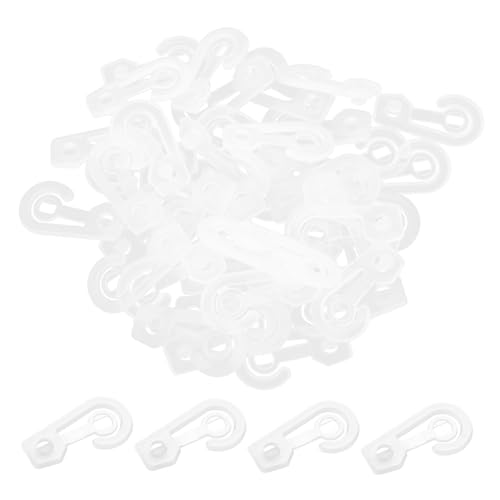 NOLITOY 100 Stück Transparente Kunststoff schnapphaken J haken Strapazierfähig Vielseitig für Sockenhalter Wäschesäcke Stoffe und Handschuh displays Einfache Installation Platzsparend NOLITOY 100 Stück Transparente Kunststoff schnapphaken J haken Strapazierfähig Vielseitig für Sockenhalter Wäschesäcke Stoffe und Handschuh displays Einfache Installation Platzsparend von NOLITOY